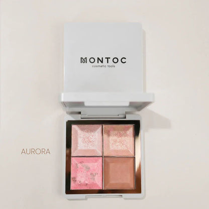PALETA DE BRONCEADOR ,RUBOR E ILUMINADOR MONTOC
