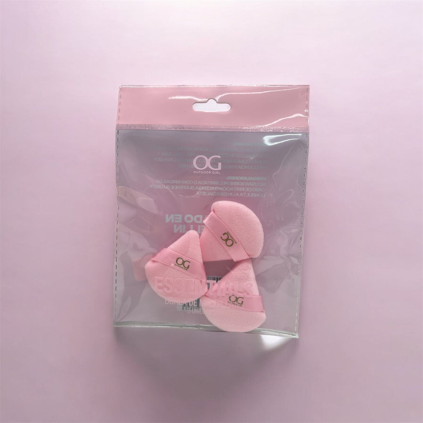 OG Eseentials Borla de maquillaje mediana  por (3) unidades