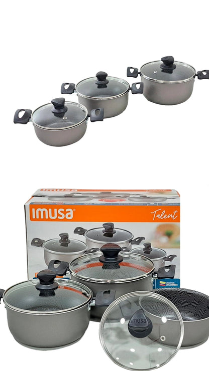 Bateria 6 piezas imusa talent