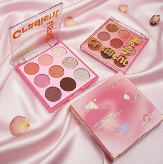 Paleta de Sombras pink mesh gradient  febble