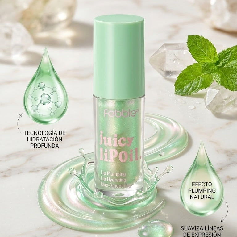 Lip oil juicy con brillo  febble