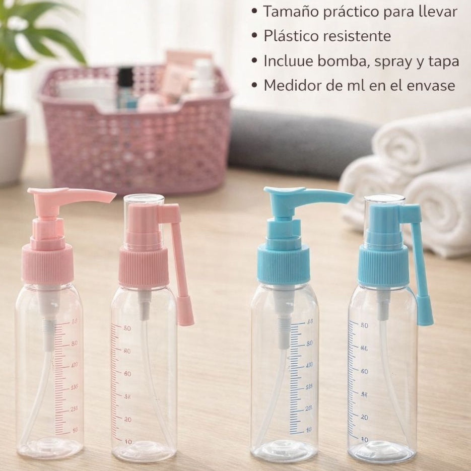 Kit viajero × 3 Empaty Bottele