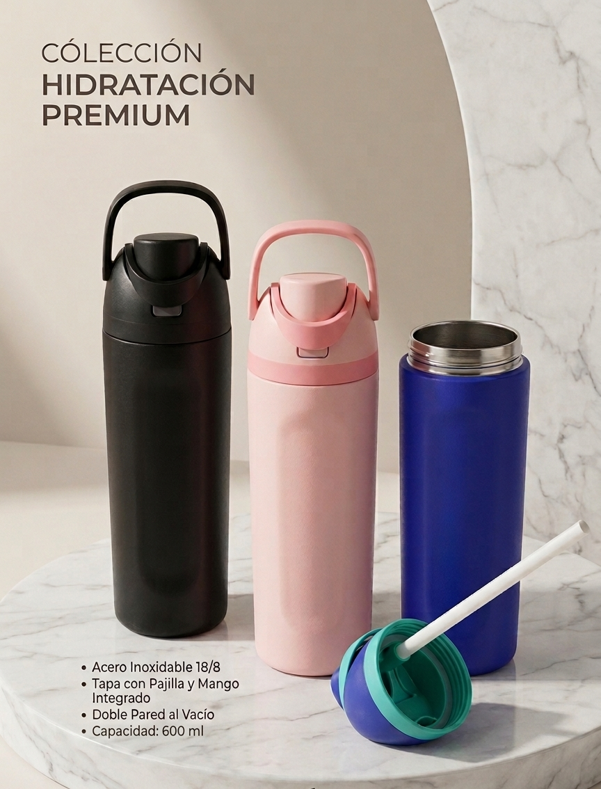 TERMO TERMICO  PEQUEÑO  SPORT BOTTLE K14-27  600 ML