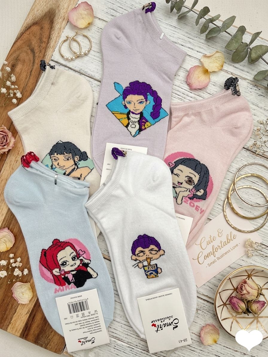 MEDIAS TOBILLERAS  NIÑAS JK15761