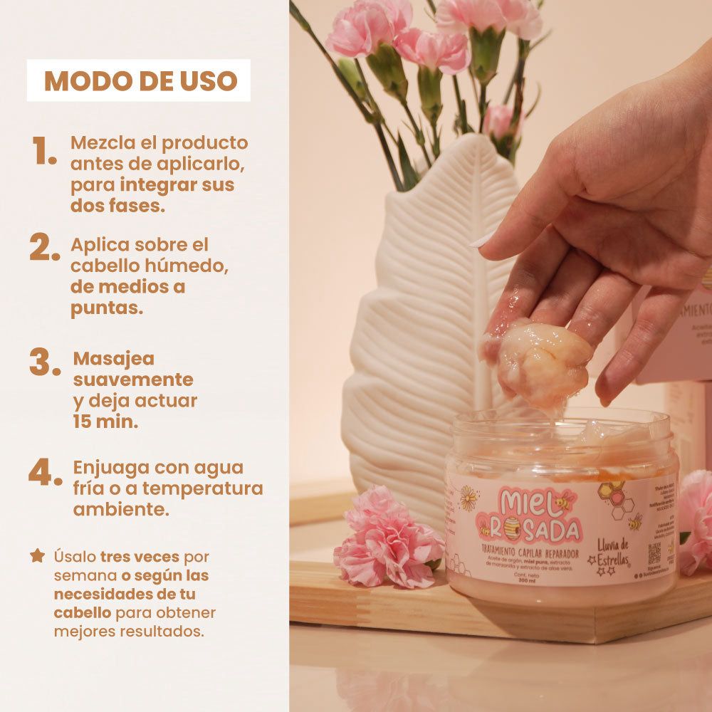 TRATAMIENTO CAPILAR REPARADOR MIEL ROSADA