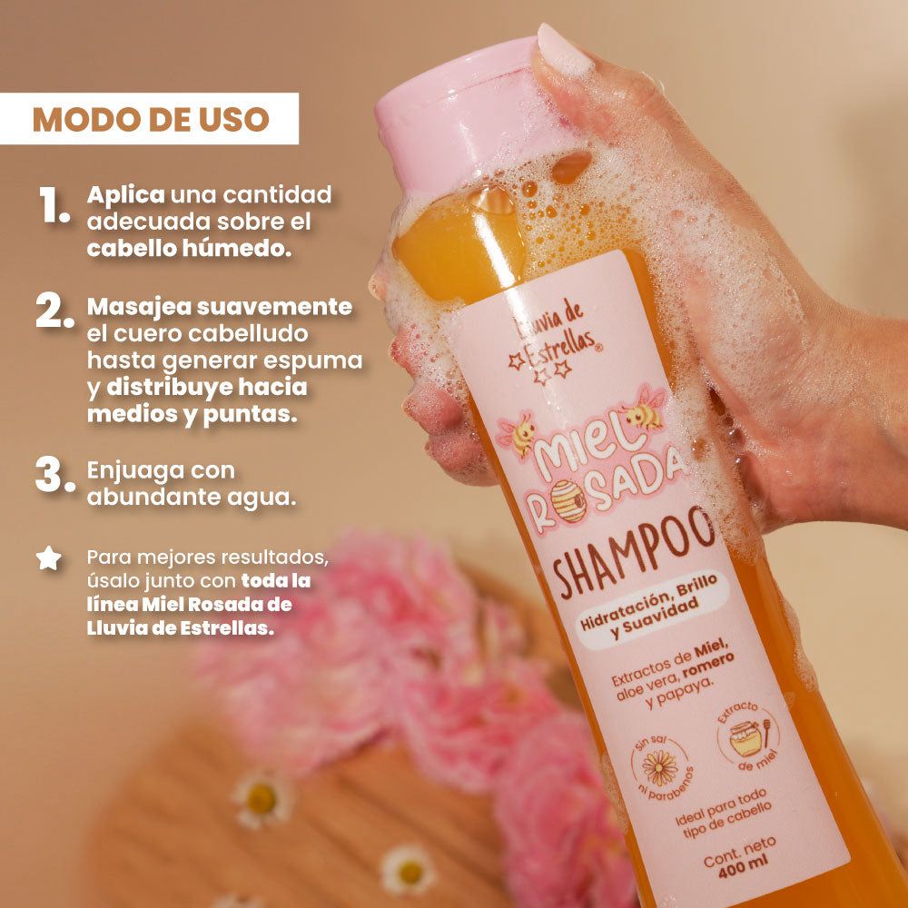 SHAMPOO MIEL ROSADA