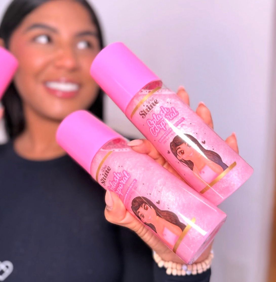 SPLASH CORPORAL ROSADO  250 ML GLOW SHINE BY YAJA