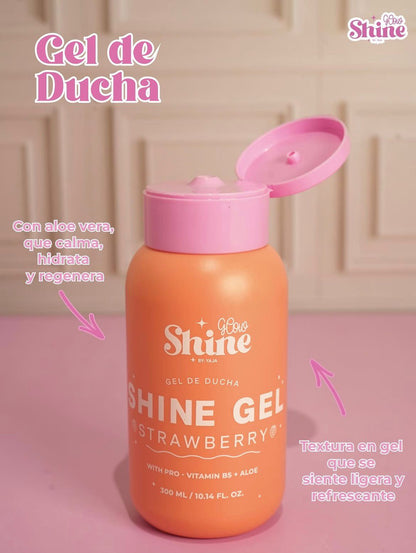 GEL DE DUCHA GLOW  SHINE STRAWBERRY
