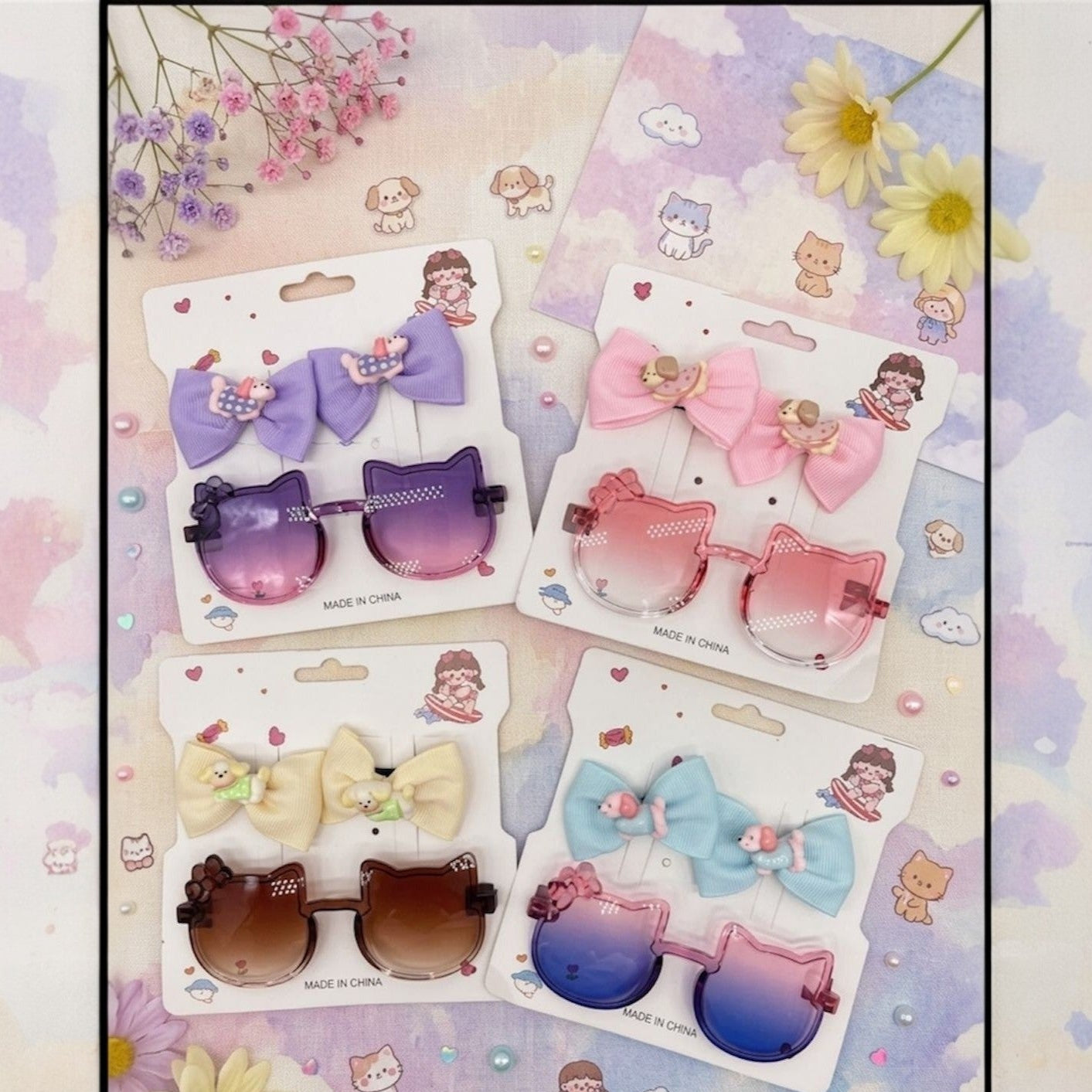 GAFAS EN GATITO +MOÑO JK15591