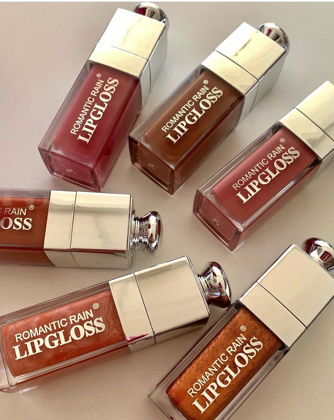 LIP GLOSS BOLI LUJO NUDE ROMANTIC RAIN
