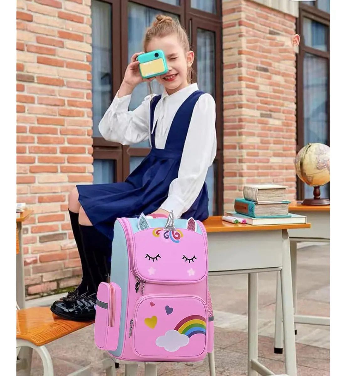 BOLSO MORRAL GATO 😺 & UNICORNIO 🦄  LF -13001