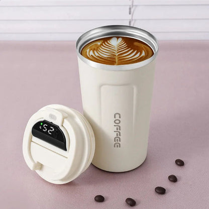 VASO TERMICO CON MEDIDOR DE TEMPERATURA COFFEE