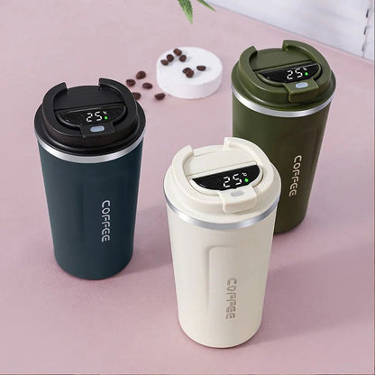 VASO TERMICO CON MEDIDOR DE TEMPERATURA COFFEE
