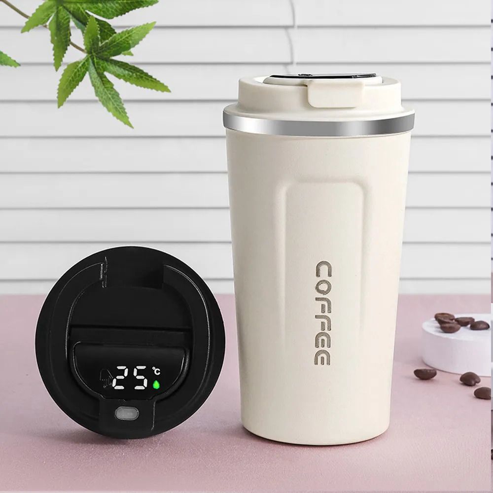VASO TERMICO CON MEDIDOR DE TEMPERATURA COFFEE