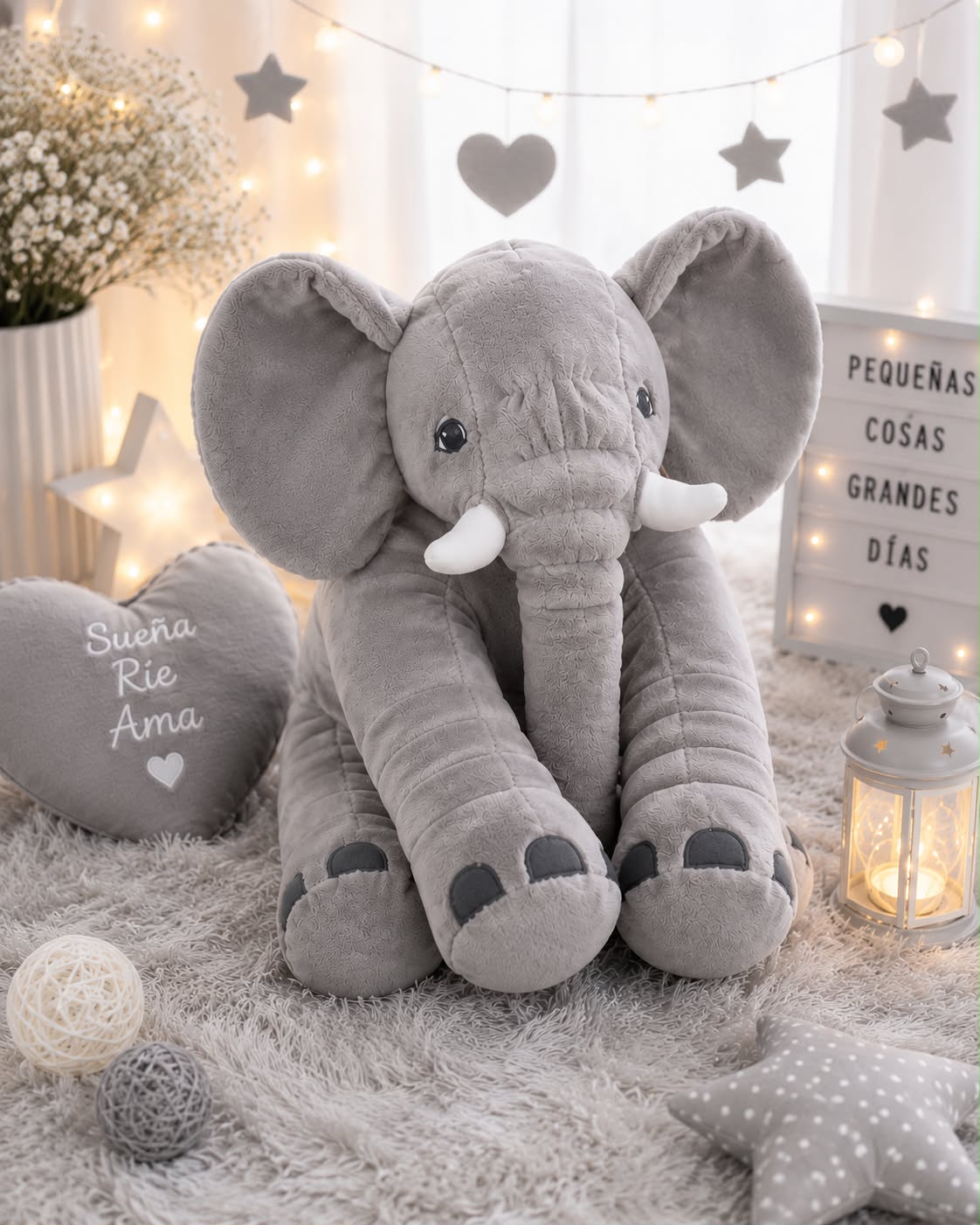 PELUCHE CON COBIJA ELEFANTES 🐘