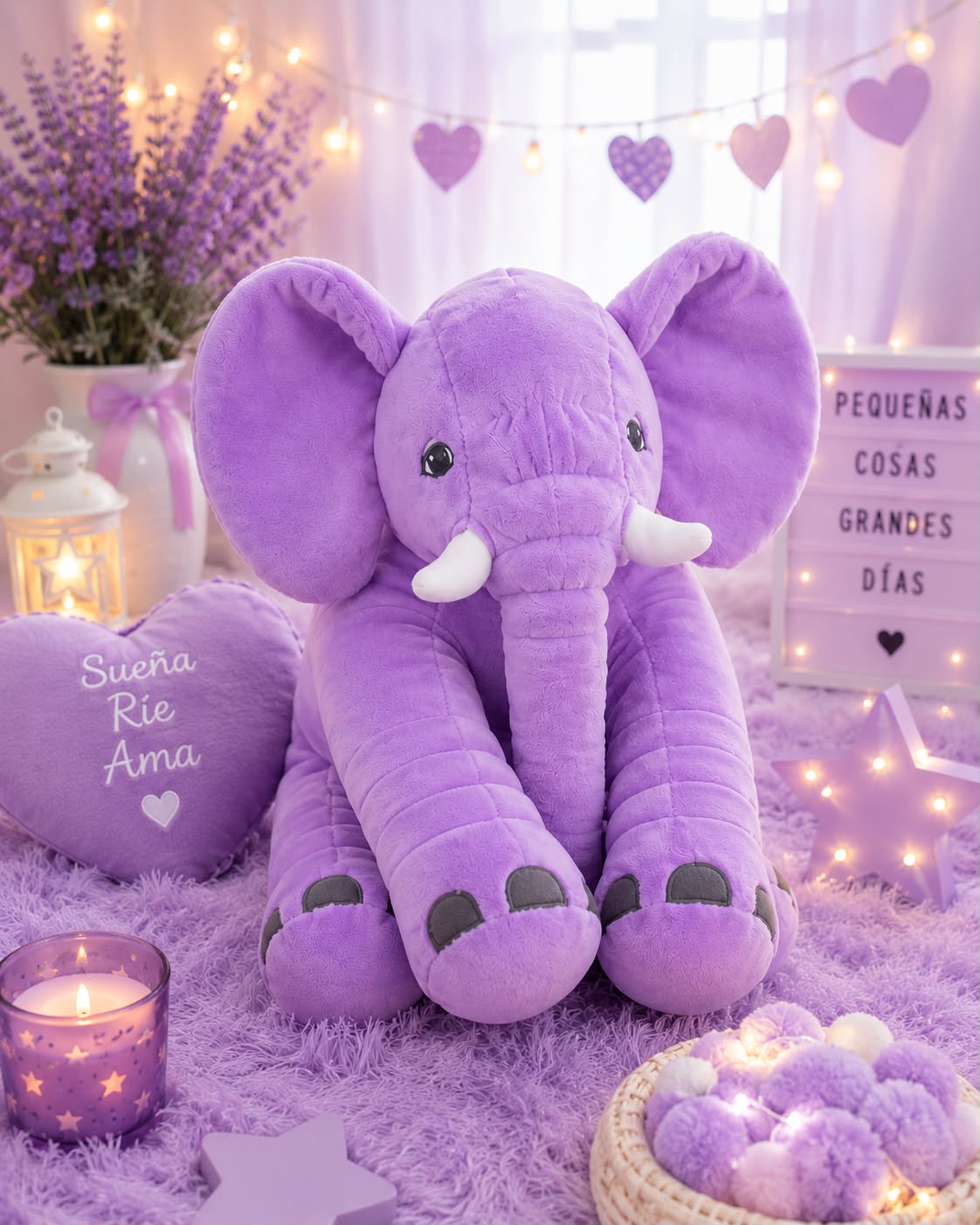PELUCHE CON COBIJA ELEFANTES 🐘