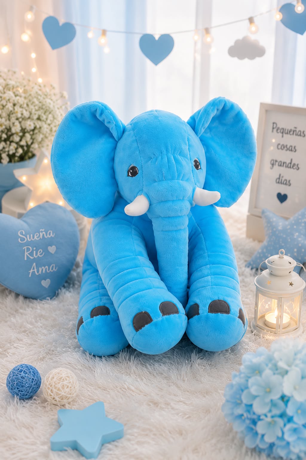 PELUCHE CON COBIJA ELEFANTES 🐘
