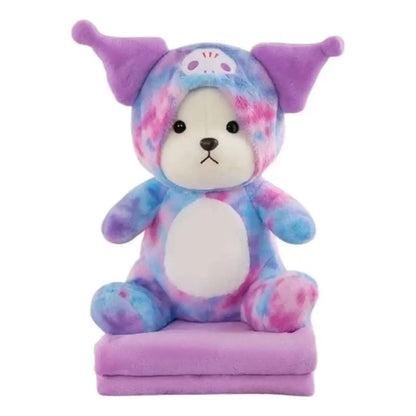 PELUCHE CON COBIJA ( Tie-dye ) KUROMI