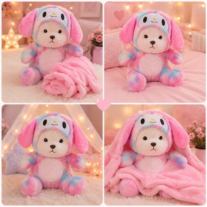 PELUCHE CON COBIJA ( tie- dye ) MY MELODY