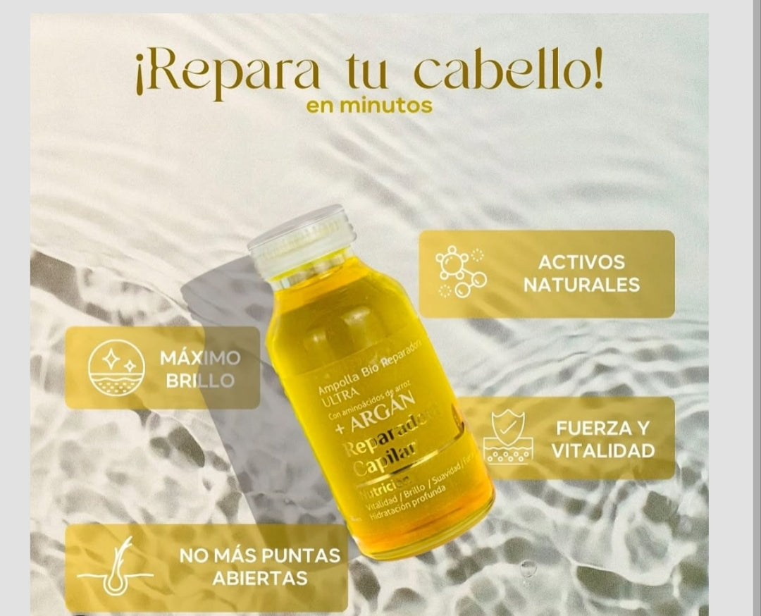 Ampolla bio reparadora Arroz- Argán 30 ML