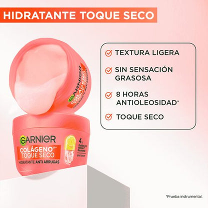 Crema hidratante Anti-Arrugas con colágeno Garnier