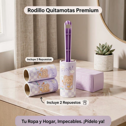 Rodillo quita motas  con 2 repuestos 320-63