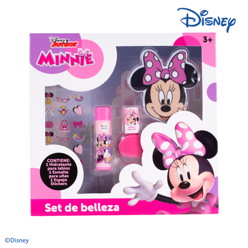 Set de belleza Minnie x4 piezas