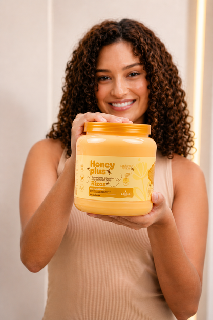 Tratamiento Miel Capilar Honey Plus X2.000ml Menta Hair
