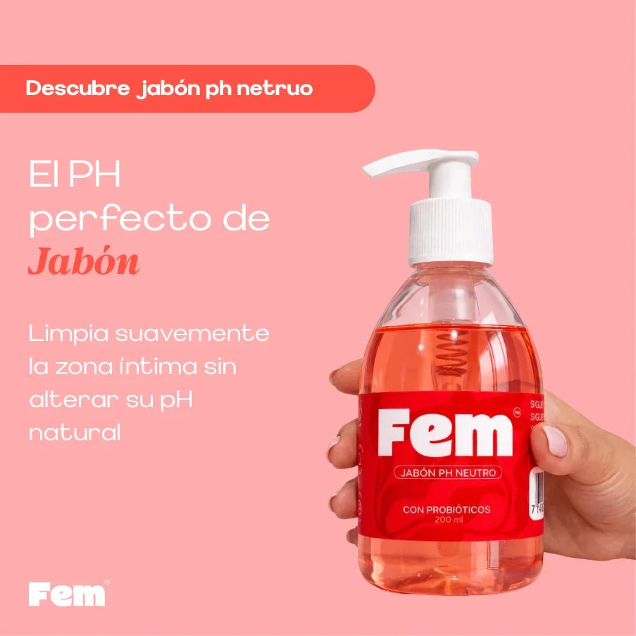JABON INTIMO CON PROBIÓTICOS FEM