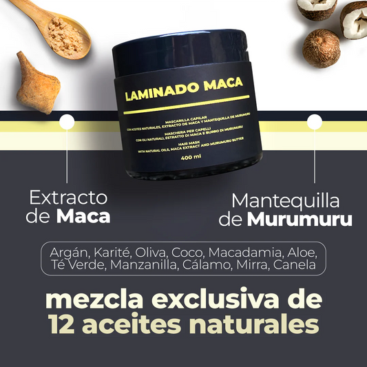 Laminado Maca,Mascarilla capilar nutritiva