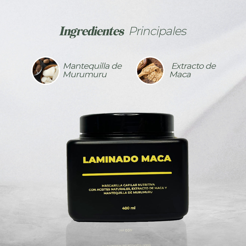 Laminado Maca,Mascarilla capilar nutritiva
