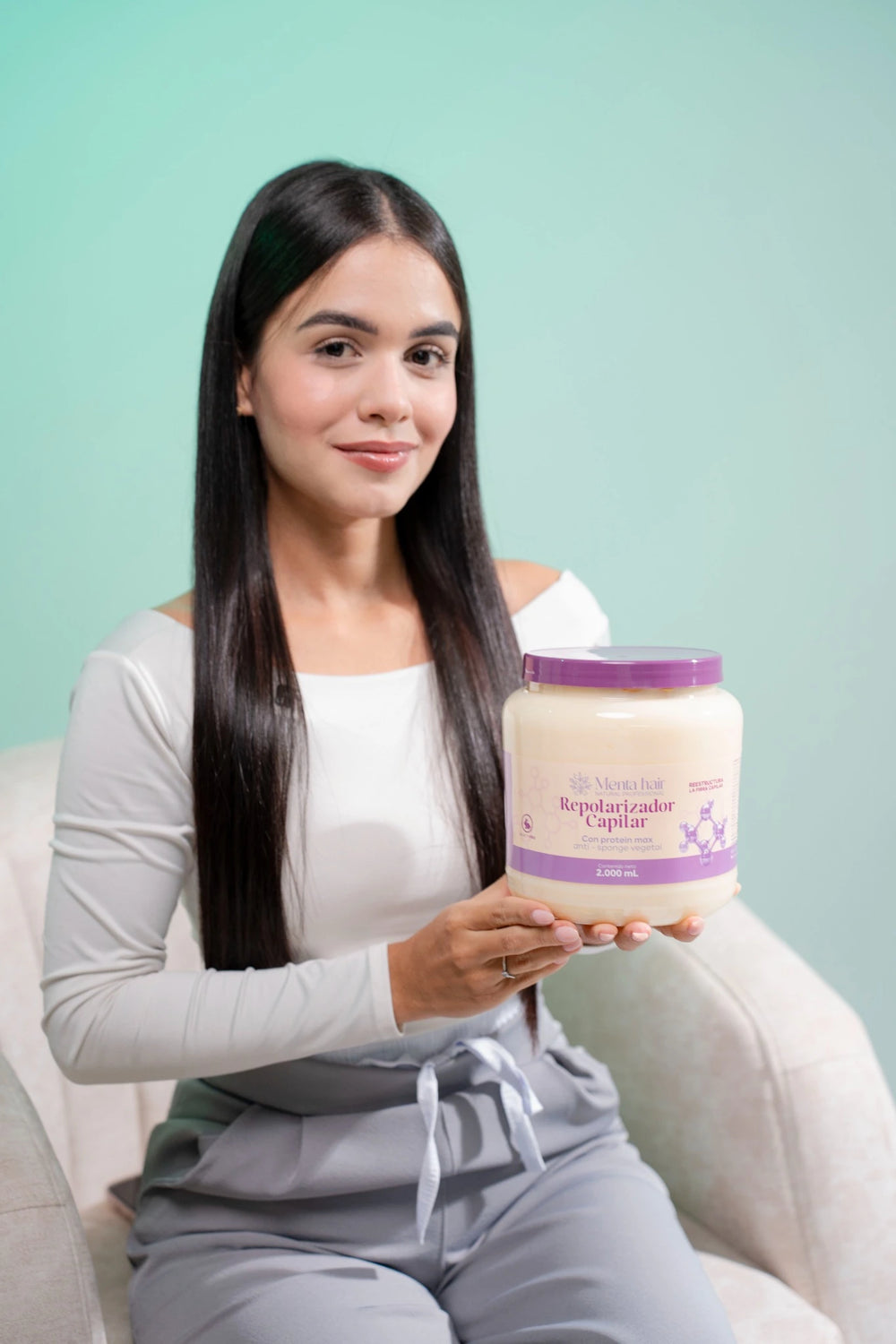 Repolarizador Capilar X2.000ml Menta Hair