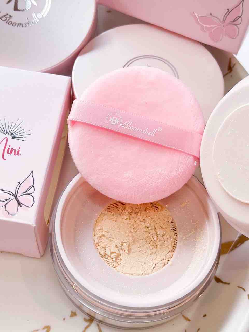 Traslucent Mini Matte Polvo  Suelto bloomshell