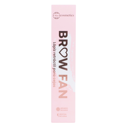LAPIZ DE CEJAS RETRATIL BROWFAN  PARA CEJAS MISS COSMÉTICS