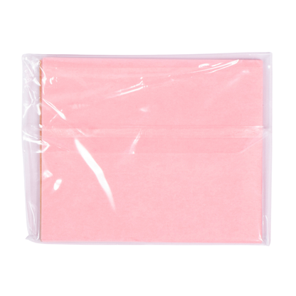 Papel anti-grasa facial   pink rose mis cosmétics