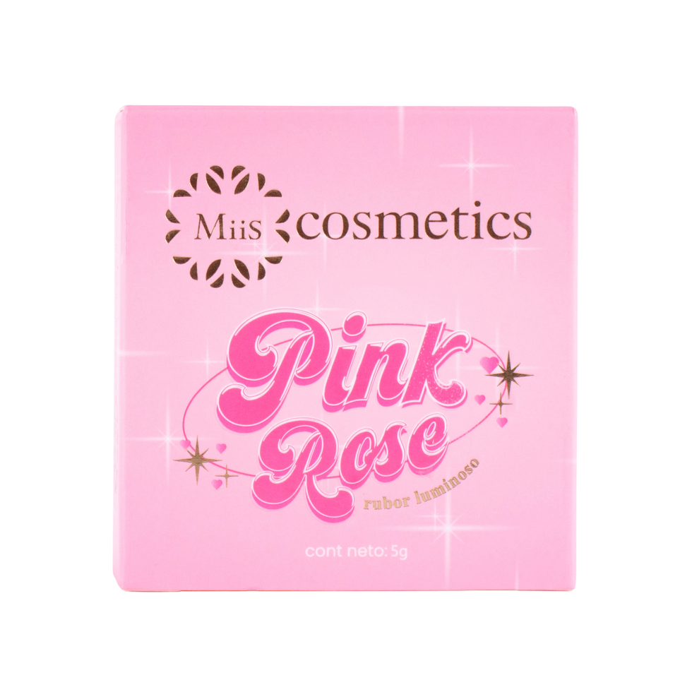 PINK ROSE RUBOR LUMINOSO  MISS COSMÉTICS