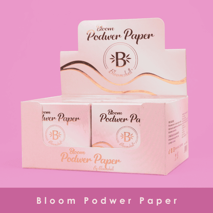 Bloom powder paper natural /papel absorbente