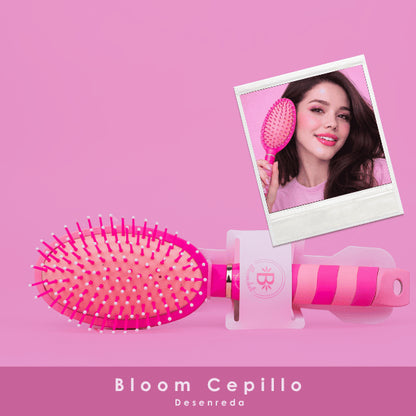 Bloom Cepillo Pink cuadrado y Ovalado  Bloomshell