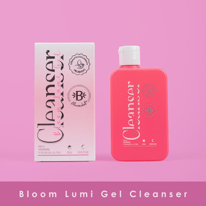 Bloom lumi gel cleanser bloomshell