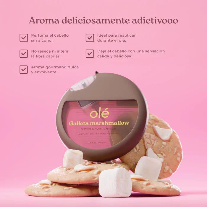 Perfume capilar colección Galleta marshmallow olé