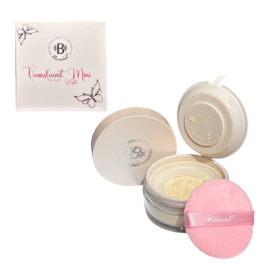 Traslucent Mini Matte Polvo  Suelto bloomshell
