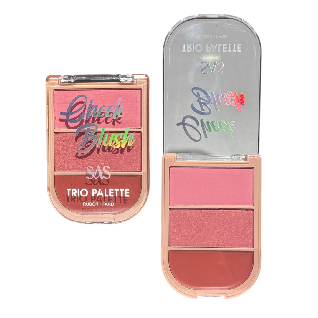 TRIO DE RUBOR CHECK BLUSH USHAS SAS