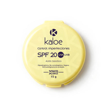 Polvo fácial  Kaloe control imperfecciones