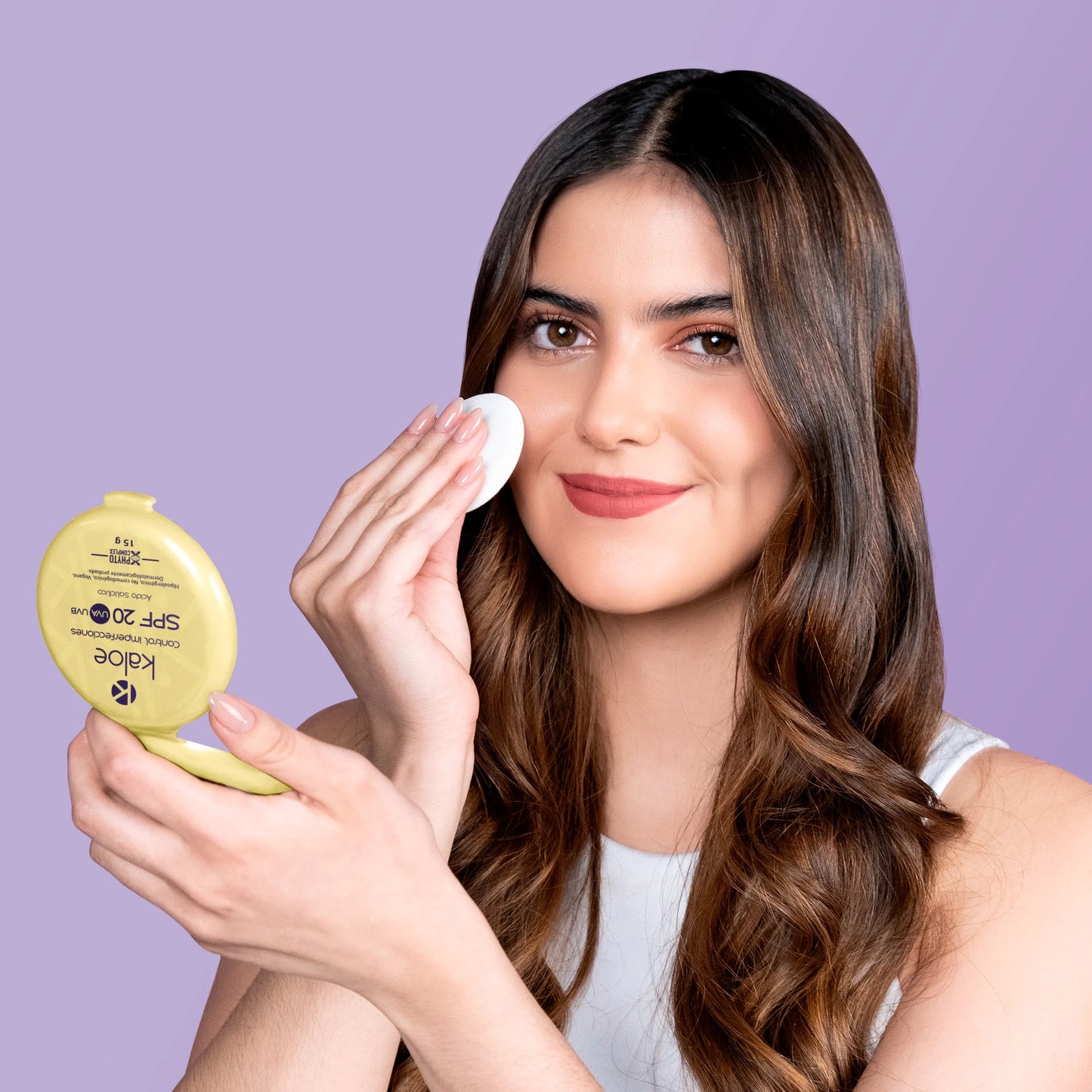 Polvo fácial  Kaloe control imperfecciones