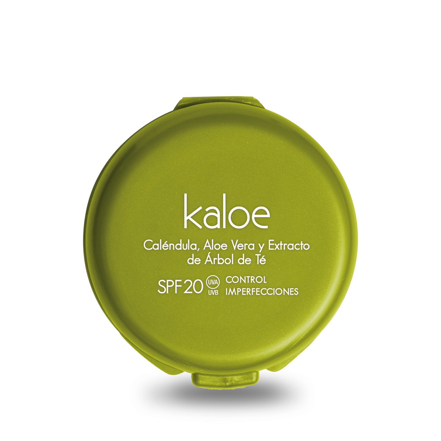 POLVO COMPACTO CONTROL IMPERFECION KALOE  ESTRACTO DE ARBOL DE TĖ  ANA MARÍA