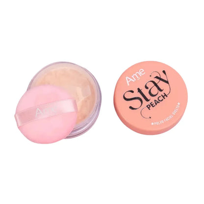 Polvo facial Stay peach Ame
