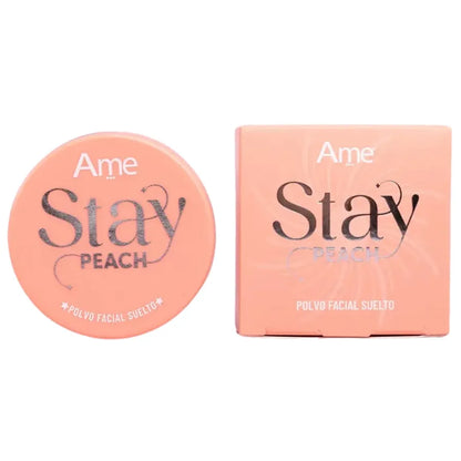 Polvo facial Stay peach Ame