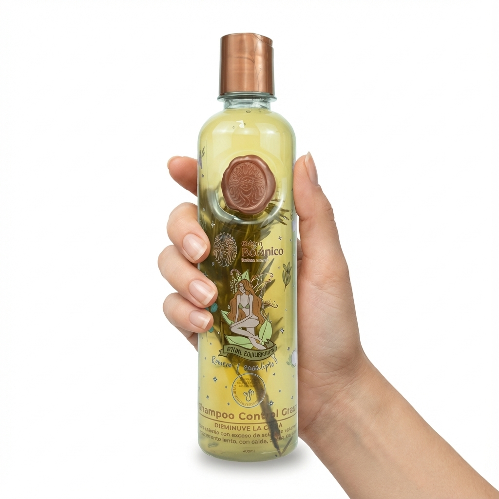Shampoo Control grasa Romero y Ecualipto Ritual Botánico