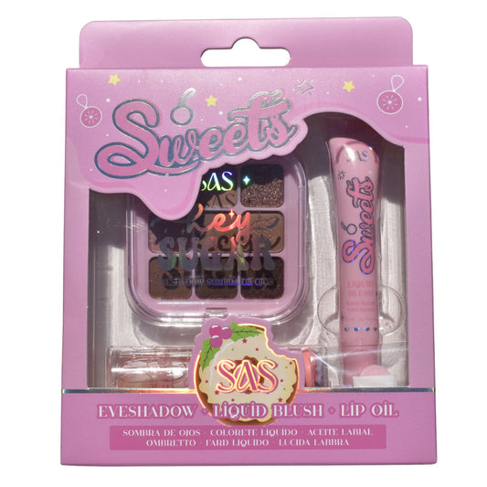 SET DE MAQUILLAJE SWEETS SAS COSMÉTICS