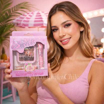SET DE MAQUILLAJE SWEETS SAS COSMÉTICS